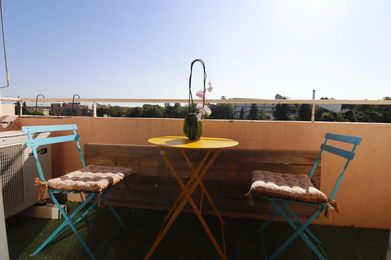 Appartement Lumineux, Proche Du Centre Ville, Parking Prive Montpellier Eksteriør bilde
